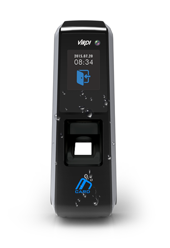 Virdi AC2200 RF IP-65 Korumalı Kartlı ve Parmak İzi Geçiş Terminali - Görsel 2